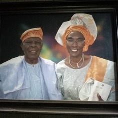Adorable parents.  Daddy we will miss you forever