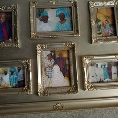 Gallery of memories in our family home in Nigeria, West Africa