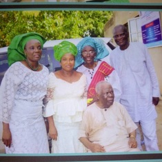 Father to many.....big sister, Yejide, Nike, Mum, and Uncle Kitoyi Samuel