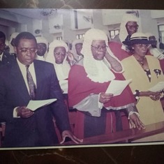 When Grandpa was sworn in as Chief Judge of Ogun State