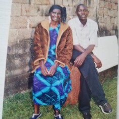 Crispin & Grandma at Prof's Kileleshwa Home