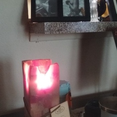 I lit the candle that you bought me when you were three years old today. Yes I still have it I love 