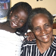 Little Christy Agbude and Mummy Lagos 2003