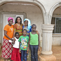 Ada and Kids with Rose and Aunty, Asaba 2010