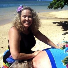 Kalia the massage therapist in Kauai