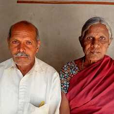 Mr. Kamatam Satyanandam & Mrs. Smadhanam (wife)