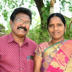 Son-in-law Mr.M.Vasanth & Daughter Vijayalakshmi