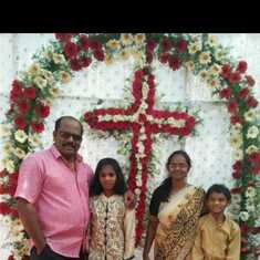 Mr.K.Samson, Mrs.Priscilla Prem Kumari(wife), Daughter: Simiya Roslin, SOn: John Noble Raj