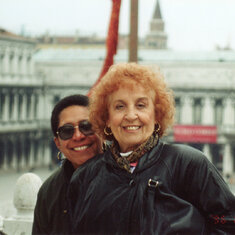 In Venice, with Aunt Jo, 1996