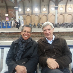 With British epidemiologist Richard Wilkinson, in York, 2014