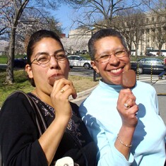 At the 2010 Cherry Blossom Festival with Ixchel
