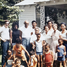 With family in Brunson, S.C., the hometown of Karabelle’s mom Frances, in 1979.