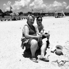 Aunt Karan and Kristin at Sylvan Beach