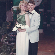 Karen and Bill at the Tau Kappa Epsilon Sweetheart Dance - 1964