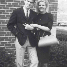 Karen & Bill at Illinois Wesleyan University - 1964