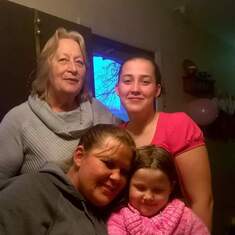My mom and her girls daughter granddaughter greatdranddaughter