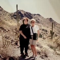 With Sharon I in Arizona
