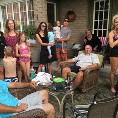 A backyard get together in Unionville with the Kirk cousins!