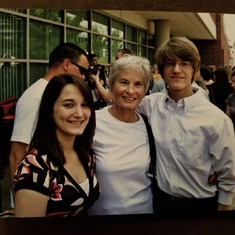 Ariana and Alex with Karen at Chris/Mike's Highschool Graduation (2010)