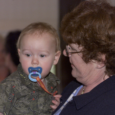 2003; Polly Boyd's 100th birthday party, Grammy and Tyler