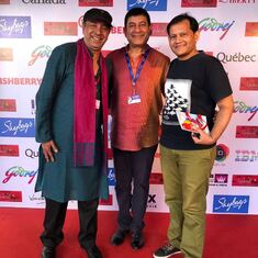 At KASHISH Mumbai International Queer Film Festival with Saagar Gupta