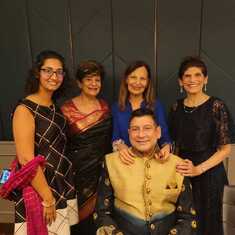 Oct 2022 for Dads 70th & N uncles 80th in TO. Ritz Carlton. Surprise celebrations hosted by Karim Chacha.