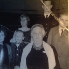 Kate (upper left), December 1962