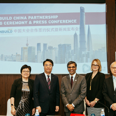 Greenbuild China Press conference at Shanghai Tower on May 9th, 2018