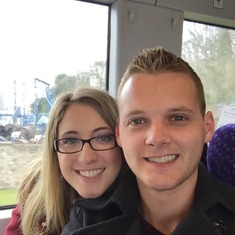 Kate & Jay - Scotland - Train Mar 2015
