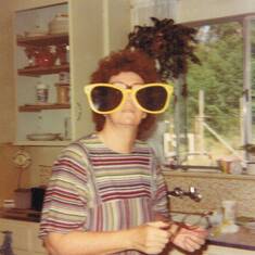 Kay in Sunglasses in Saratoga, CA, c1978