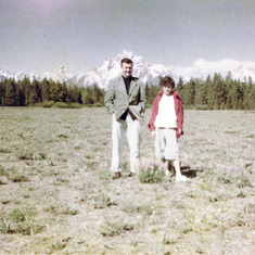 Joe and Kathie, Tetons WY, 1953