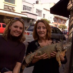 Guadalahara Mx- Beth, Kath & Igy- and this was a woman who was afraid of bugs...