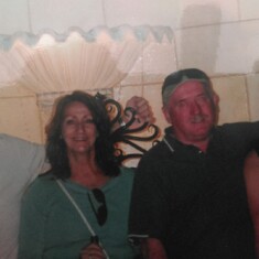 Uncle Lenny, Auntie Kath, Dad and Mom; probably in Vegas!