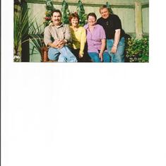 Lenny, Kath, me and Richard. 2001