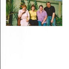 Mum, Kath, me and Richard. 2001