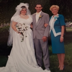 My mom at my wedding  04-30-94