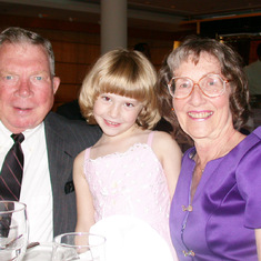 With Grand-daughter, Carly, in 2003