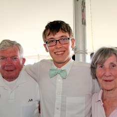 At grandson Tim's college graduation in May, 2013