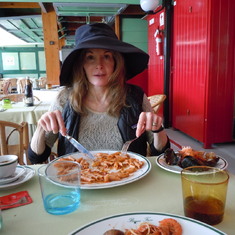Restaurant on walk to Portofino, 2015