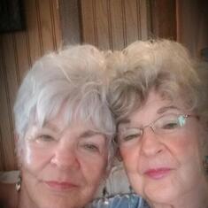 Aunt Jane and Mom doing selfies lol
