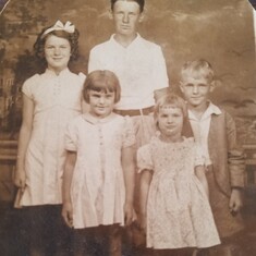 Mom and her brothers and sisters, she was the youngest in this pic