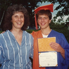 Jason's high school graduation