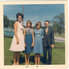 Gene LaFountain family at reunion 1965