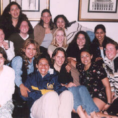 Cal Women's Rugby 1st end of season banquet 1998