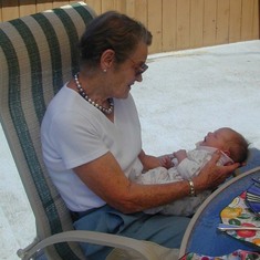 Katie and great granddaughter Gabrielle