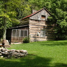 Katie's Great-great grandfather's Cabin on Bear Branch, Indiana Territory