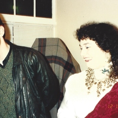 Katya with friend 1991