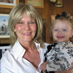 Grammy and Mylie at her house in 2008