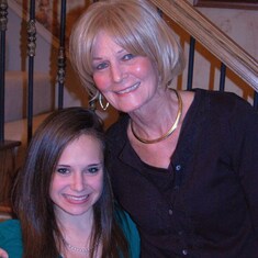Kay (Grammy) and Megan at Christmas.  Two months later she passed away.  Sweet memories