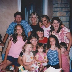 Kelsey, Kena, Kenan and Vina Hawkins.  Grammy, Kevia, Megan and Madison Thomas. Lashell Allen and Sierra and Aspen Packard. Celebration the summer of 2003